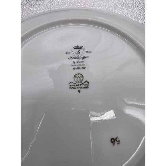 Vintage Fine China Dessert Plates Set Of 4 Made In Poland - Picture 2 of 4